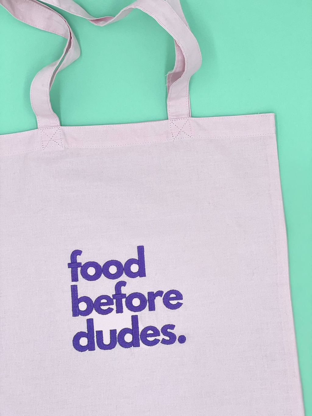 Tote Bag Food Before Dudes